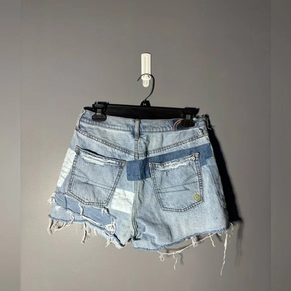 American Eagle Pride Denim Highest Waist '90s Boyfriend Short Size 8 - Picture 4 of 8